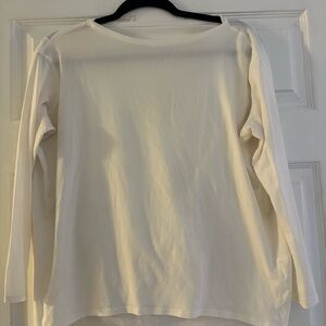 Lululemon White “Back in Action” organic cotton Top